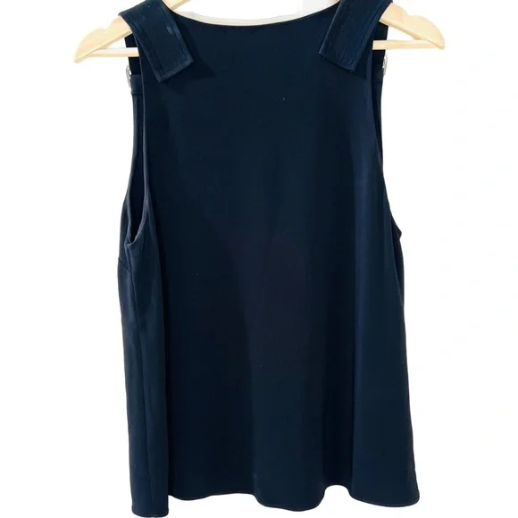 A.L.C. Baxley Buckle Strap Tank Top in Black Size 8 - Picture 5 of 7